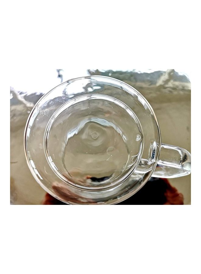2-Piece Double Walled Mugs Clear