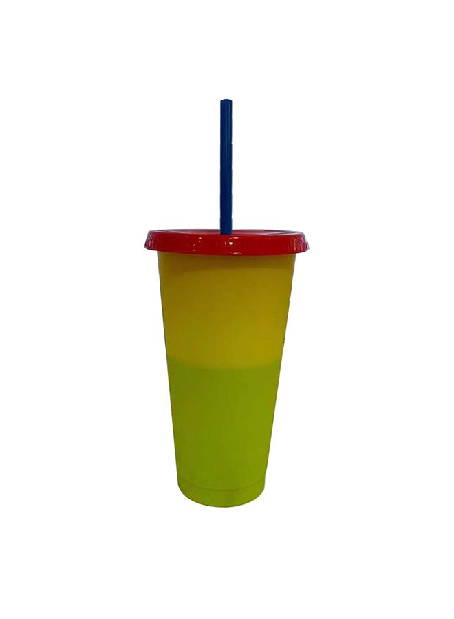Thermo Plastic Cup Yellow/Green 30x20x20cm