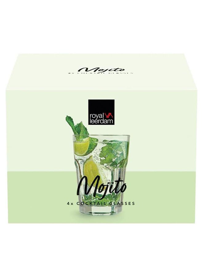 4-Piece Royal Leerdam Mojito Cocktail Glass Set 415 ml
