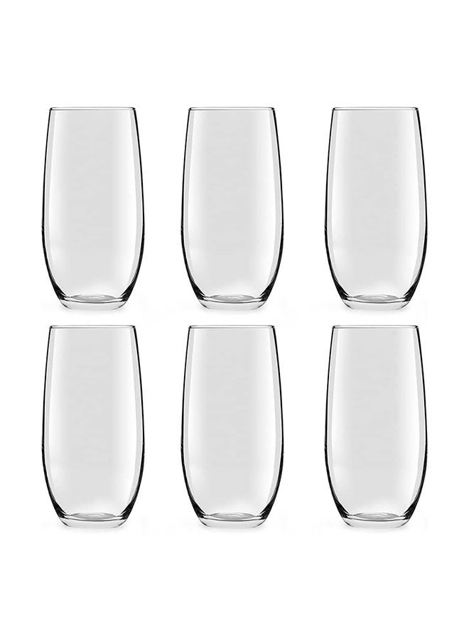 6-Piece Royal Leerdam Dining At Home High Ball Glass Set 360ml
