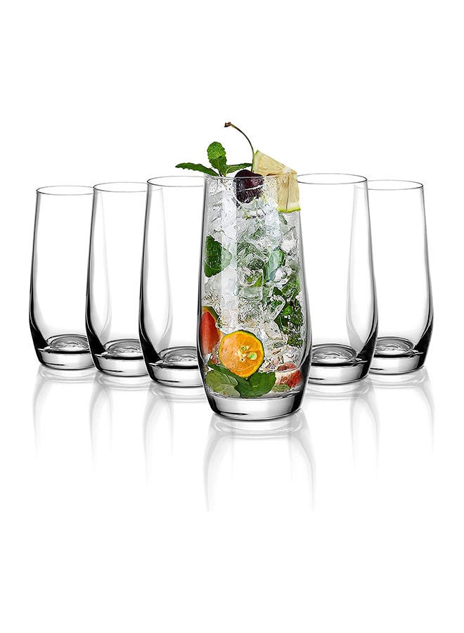 6-Piece Royal Leerdam Dining At Home High Ball Glass Set 360ml