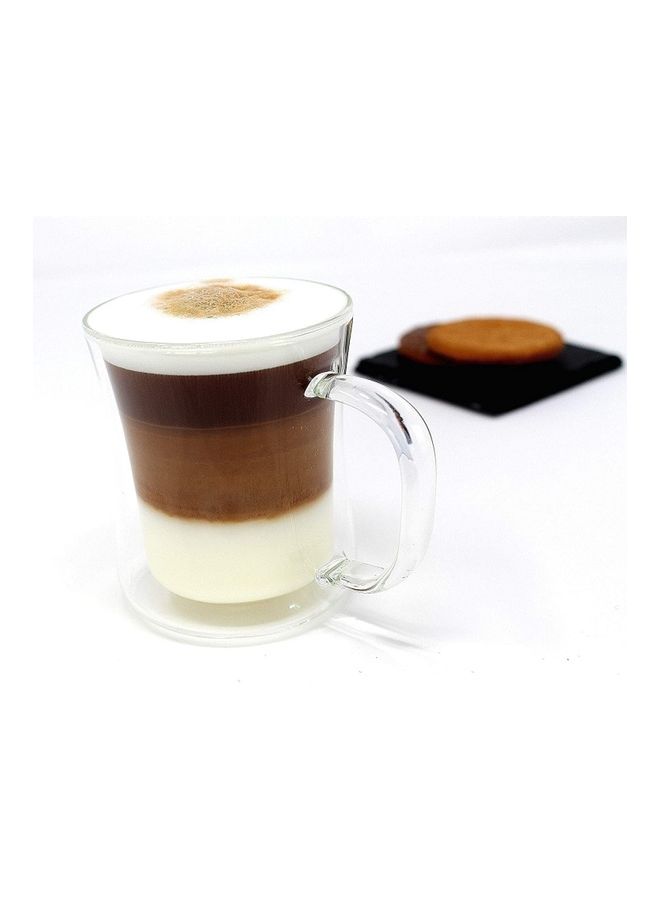 Double Walled Glass Mug Clear