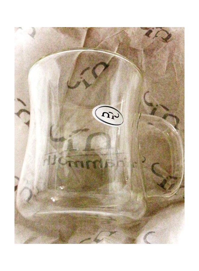Double Walled Glass Mug Clear