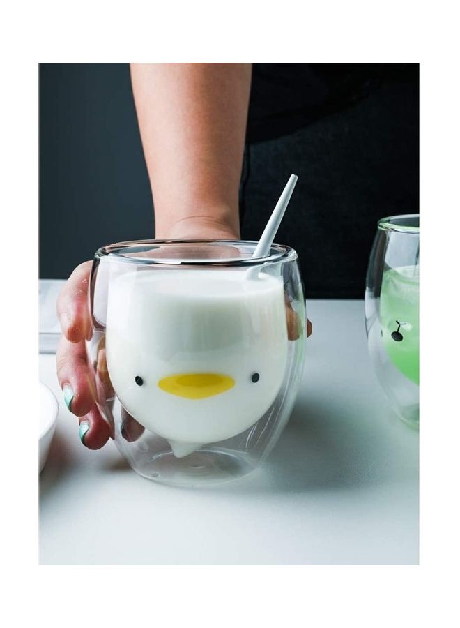 Double Wall Glasses Cup multicolour