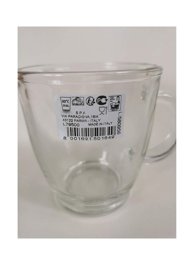 Latte Glass Cup Clear