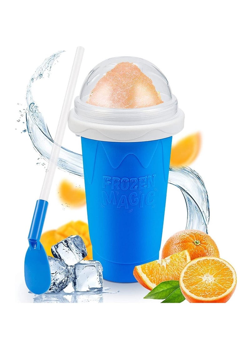 Portable Silica Freeze Mug for Milkshake Slush and Ice Cream Smoothie