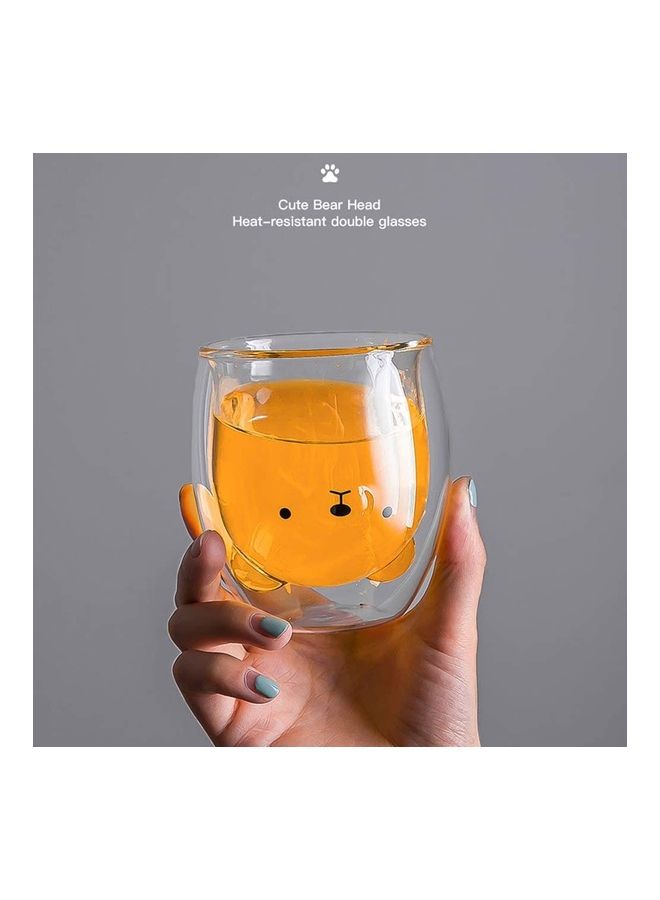 Double Wall Glasses Cup multicolour