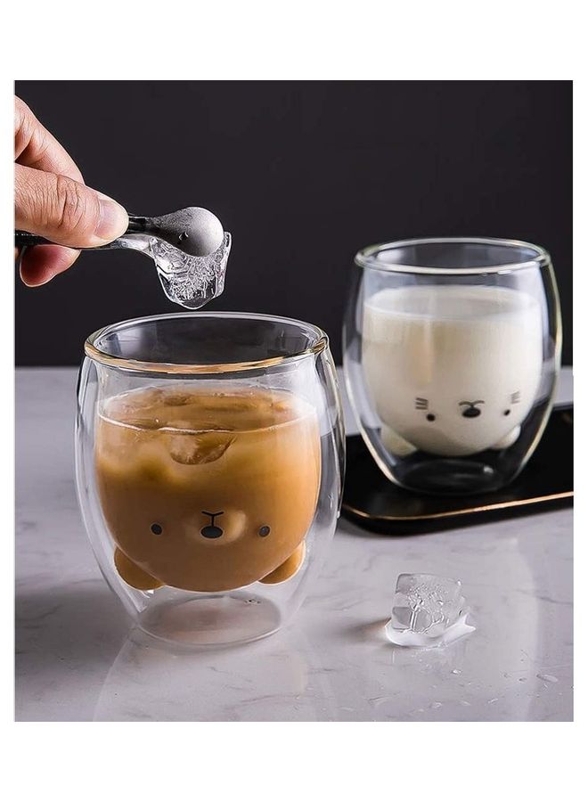 Double Wall Glasses Cup multicolour
