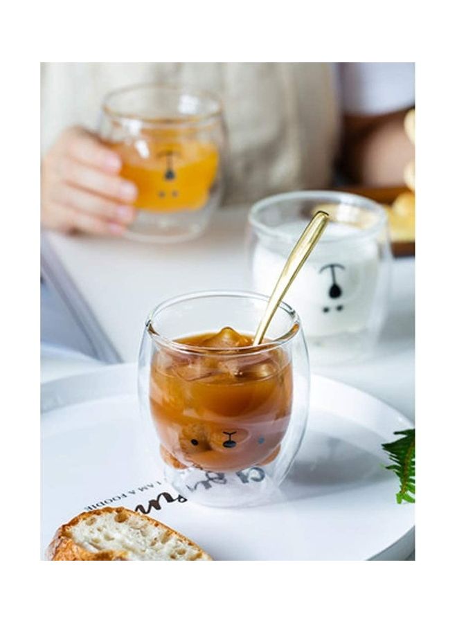 Double Wall Glasses Cup multicolour