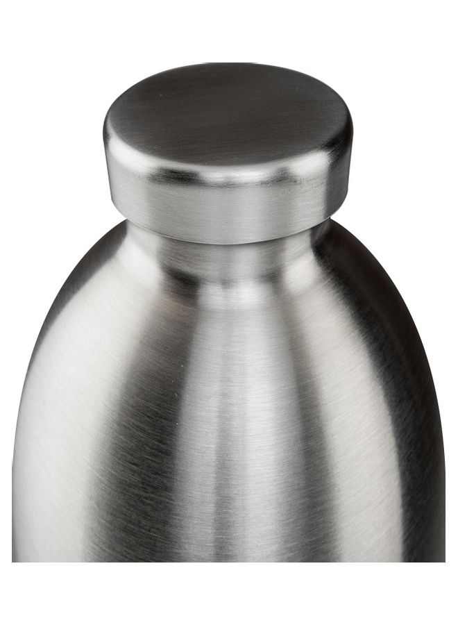 Double Walled Stainless Steel Water Bottle Silver