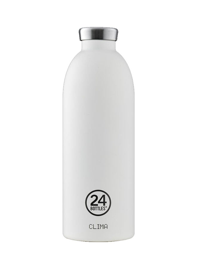 Double Walled Stainless Steel Water Bottle White