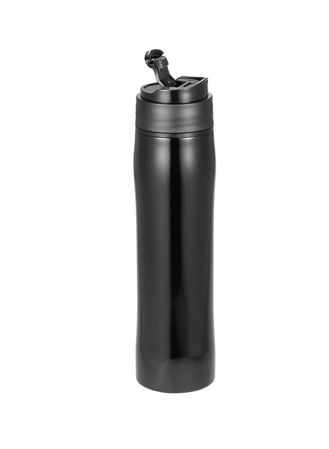 Portable French Press Water Bottle Black