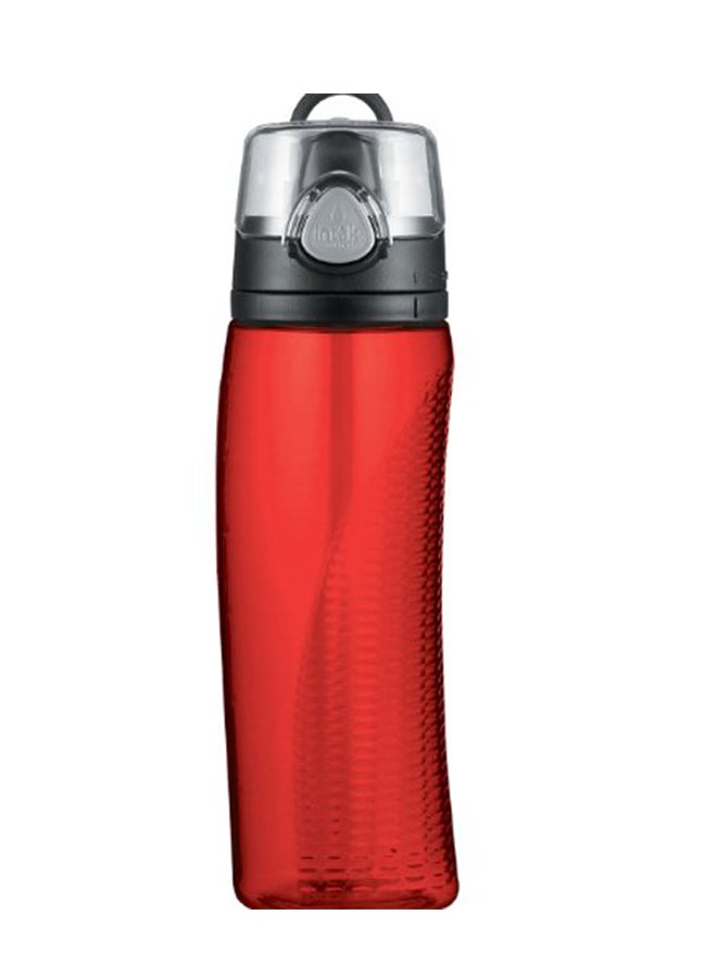 Hydration Bottle With Meter red