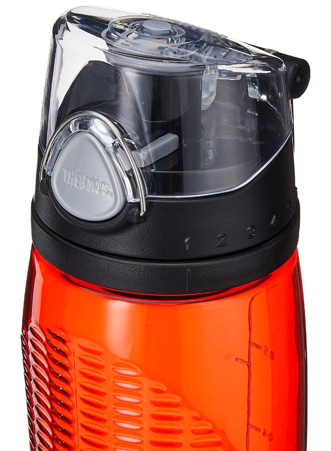 Hydration Bottle With Meter red