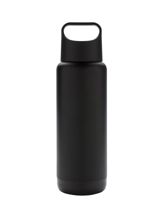 Double Walled Flask Water Bottle Black 500ml