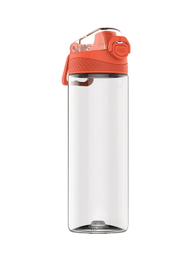 Quance Sports Water Bottle Clear/Orange