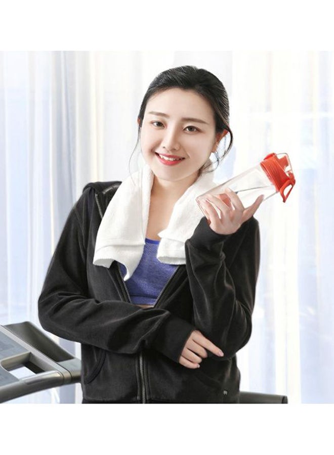 Quance Sports Water Bottle Clear/Orange