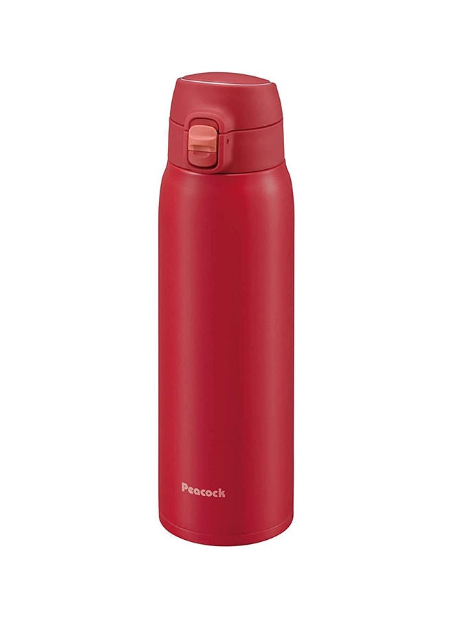 Onetouch Vacuum Water Bottle Sports Bottle With Stainless Steel Insulated Leak Proof Water Bottle Akm70 700Ml Red