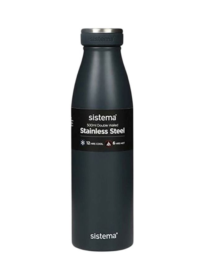 Vaccum Insulation Water Bottle Black