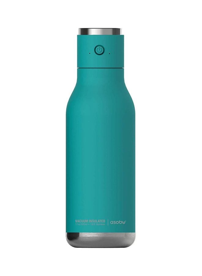 Wireless Double Wall Insulated Water Bottle With Speaker Turquoise