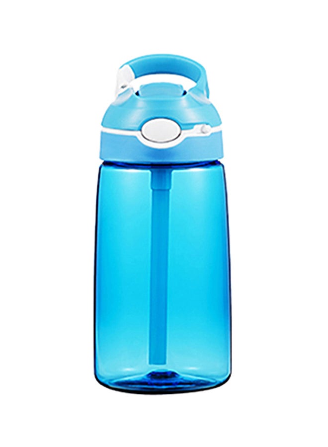 Straw Portable Sports Style Water Bottle Blue/White 20 x 8 x 8cm