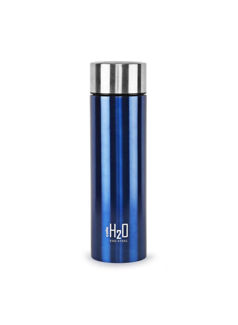 H2O Stainless Steel Water Bottle 1 Litre Blue