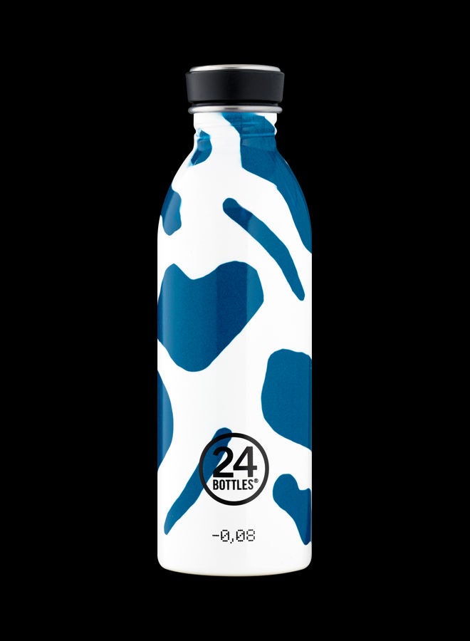 Lake Print Urban Lightest Insulated Stainless Steel Water Bottle Blue 6.5 x 21cm