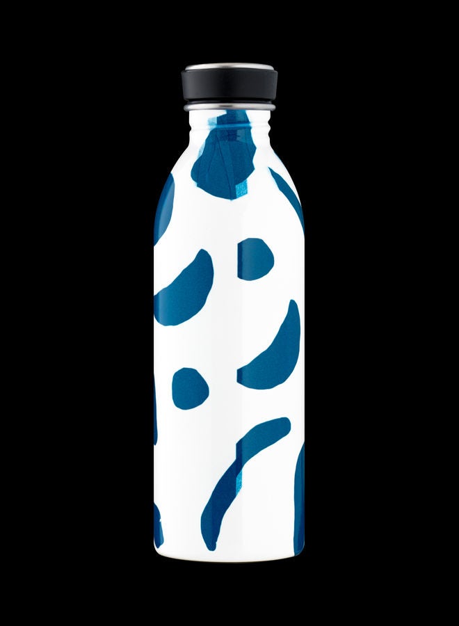 Lake Print Urban Lightest Insulated Stainless Steel Water Bottle Blue 6.5 x 21cm