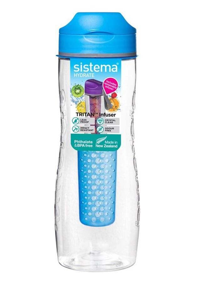 Tritan Infuser Water Bottle Blue