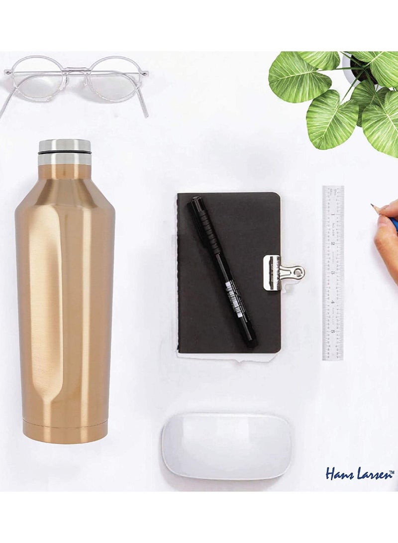 Stainless Steel Vacuum Insulated Double Walled Construction Water Bottle