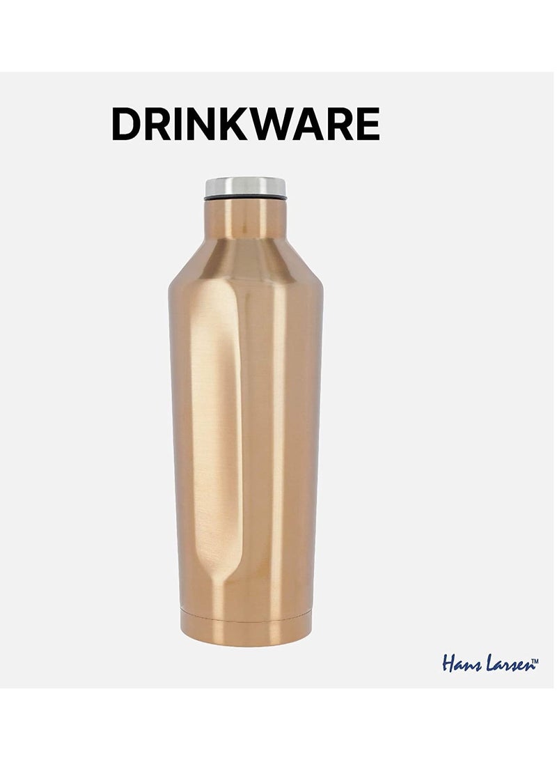 Stainless Steel Vacuum Insulated Double Walled Construction Water Bottle