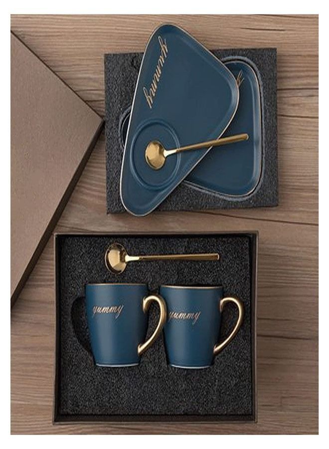 Ceramic Coffee Cups And Saucer Sets Coffee Mug Personalizada Travel Tea Cup Set Couple Gift