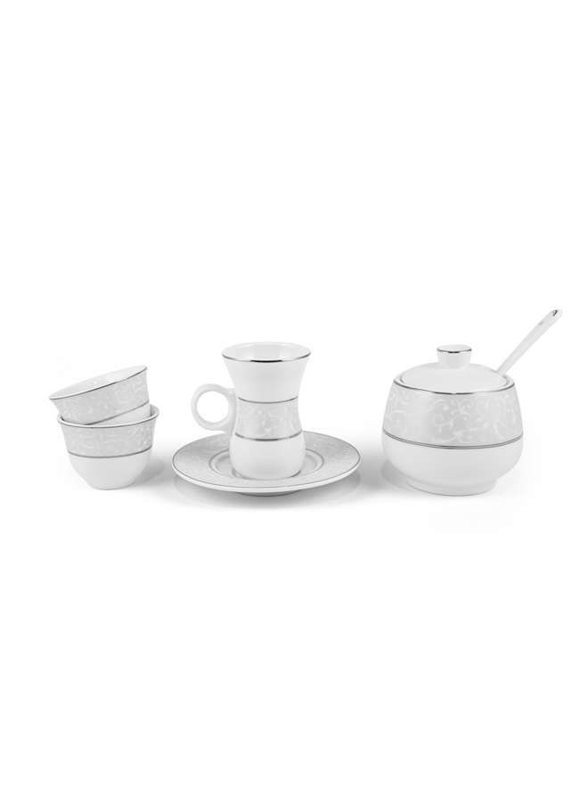 Porcelain 51 Pieces Tea & Coffee Serving Set