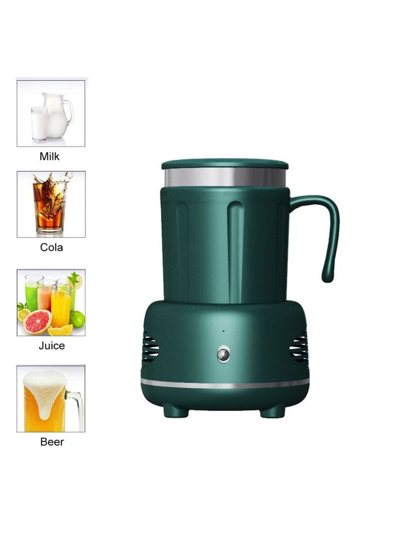 Fast Cooling Cup for Home/Office/Car, Electric Cup Cooler & Warmer Desktop Mini Drink Chiller for Milk, Beverage, Can, Fruit