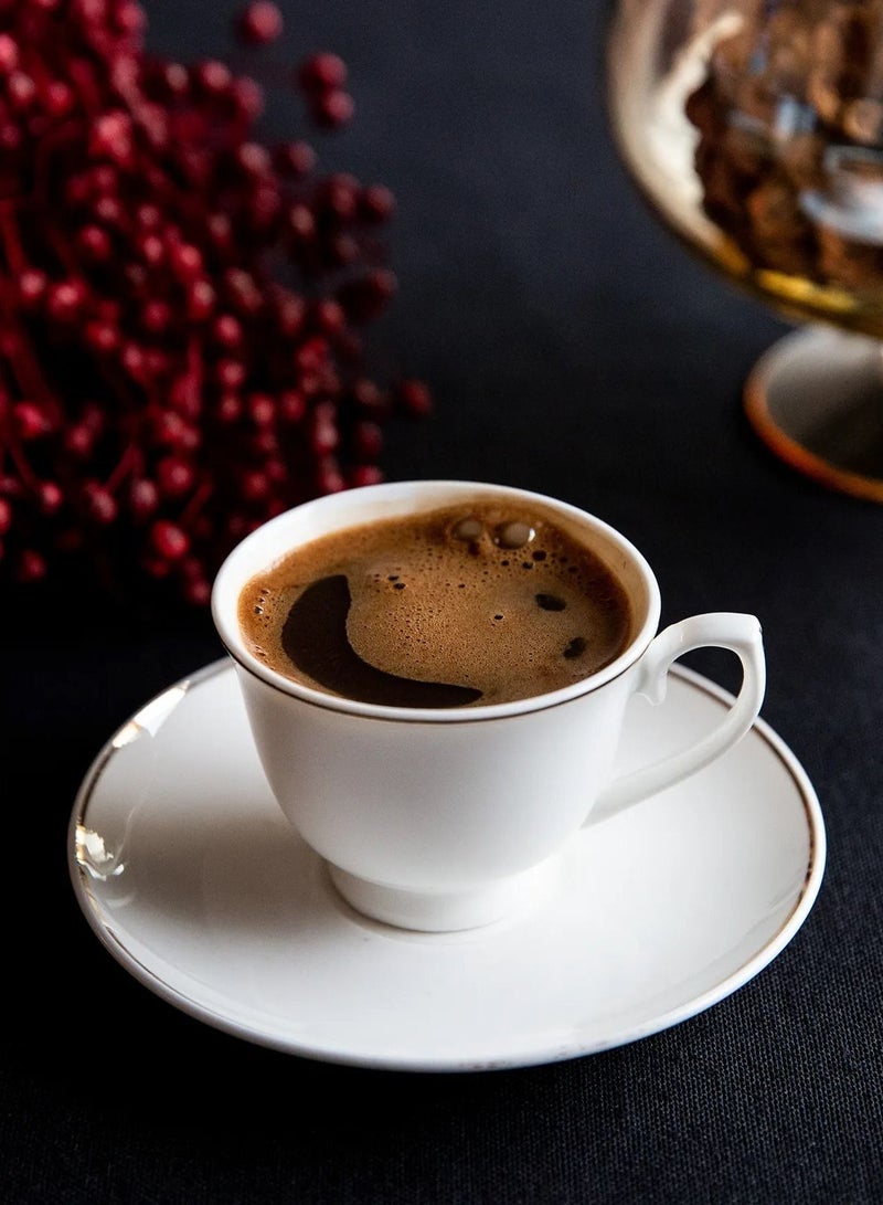 Karaca Elicia Coffee Cup Set for 6 Person 80 ml