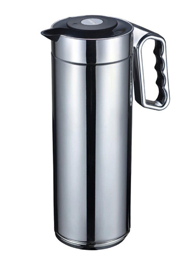 Tea Vacuum Flask Silver/Black