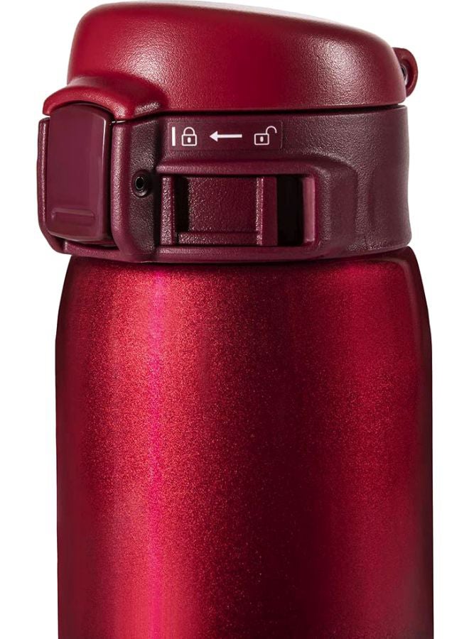 Stainless Steel Vacuum Insulated Flask Garnet Red 25cm