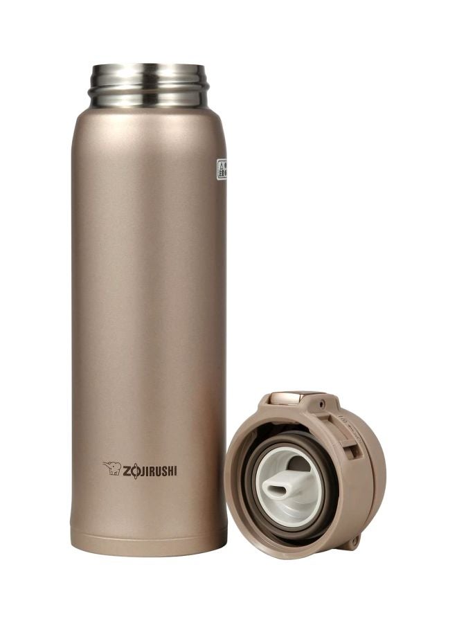 Stainless Steel Vacuum Insulated Flask Cinnamon Gold 22cm