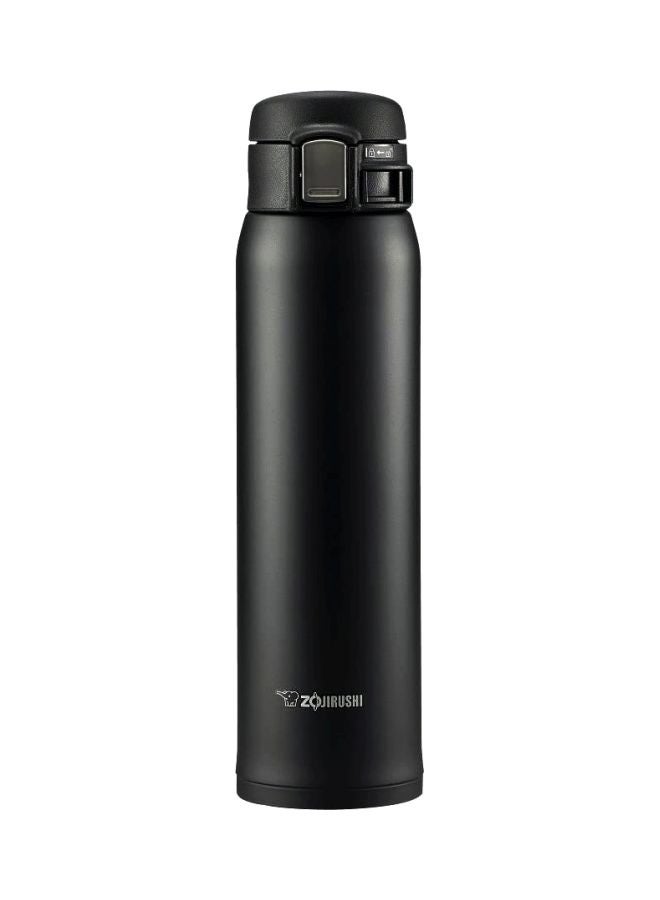 Stainless Steel Vacuum Insulated Flask Silky Black 22cm