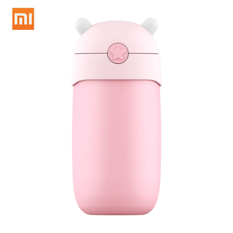 435ml Children Vacuum Flask Pink 18 x 9 x 9cm