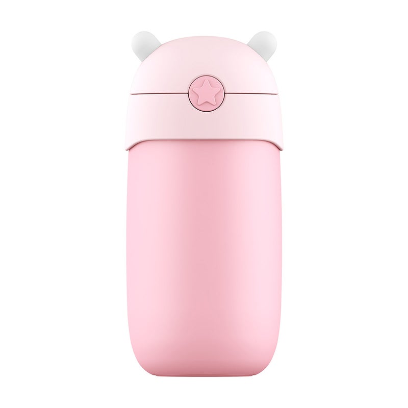 435ml Children Vacuum Flask Pink 18 x 9 x 9cm