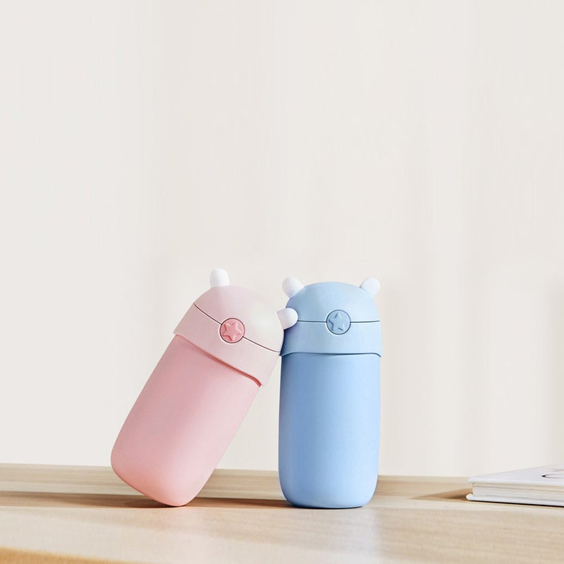 435ml Children Vacuum Flask Pink 18 x 9 x 9cm