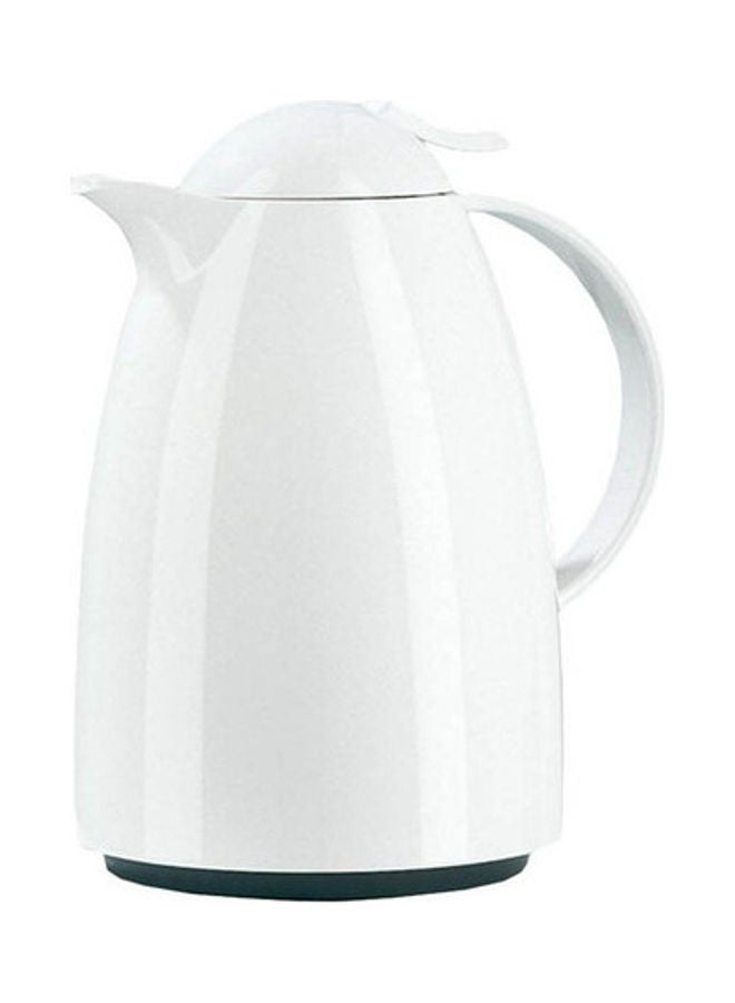 Auberge Quick Tip Vacuum Flask White/Black 21x17x13cm