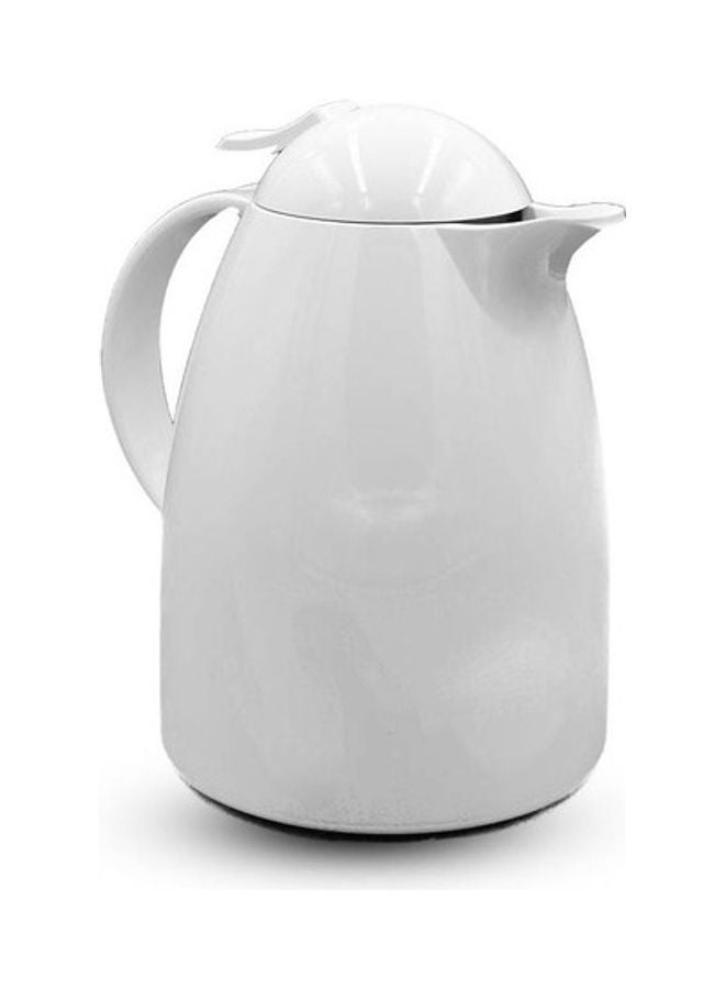 Auberge Quick Tip Vacuum Flask White 17x14x12cm
