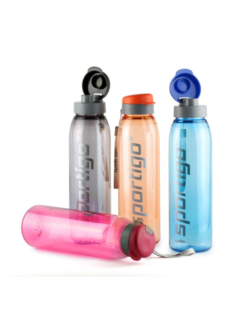 Sportigo Plastic Bottle Set Of 4