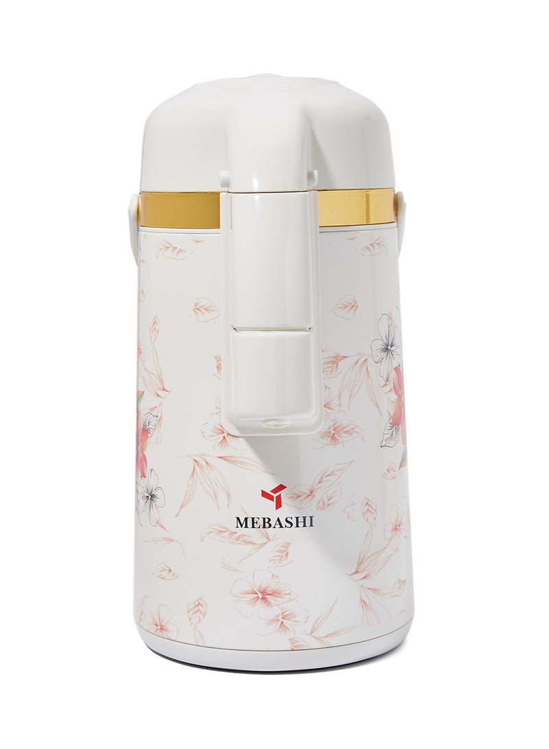 Vacuum Flask 3L White/Gold/Pink 3Liters