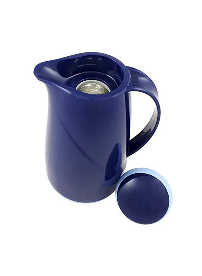 Wave Vacuum Flask Blue 1Liters