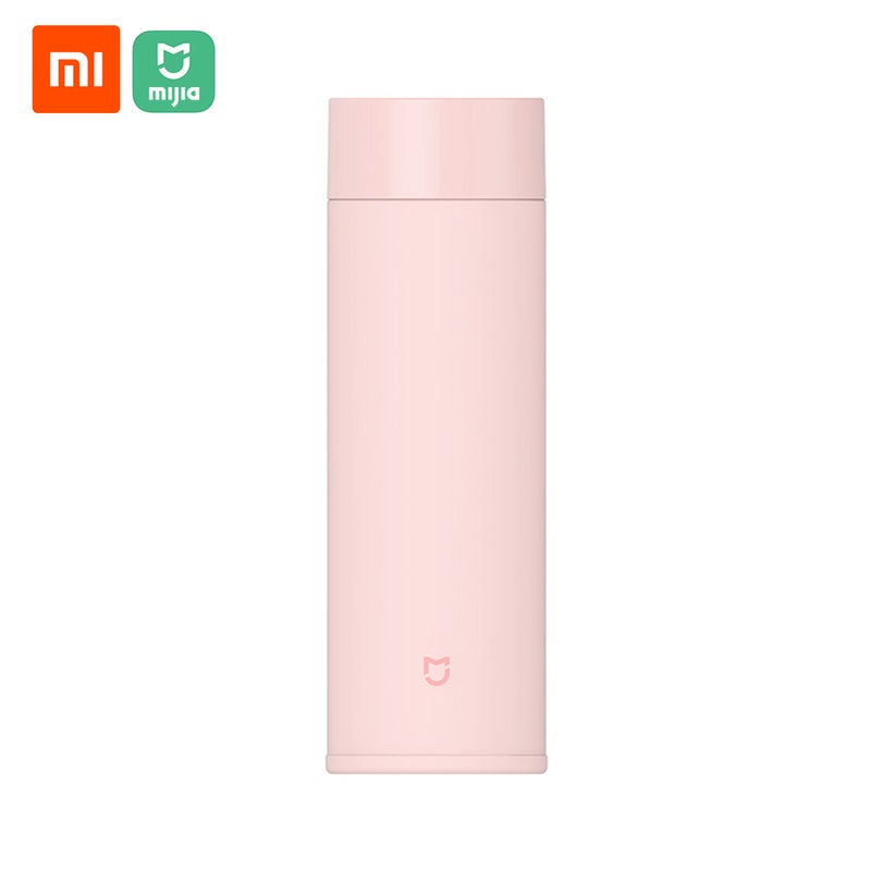 350ml Stainless Steel Vacuum Flask Pink 25 x 6 x 10cm