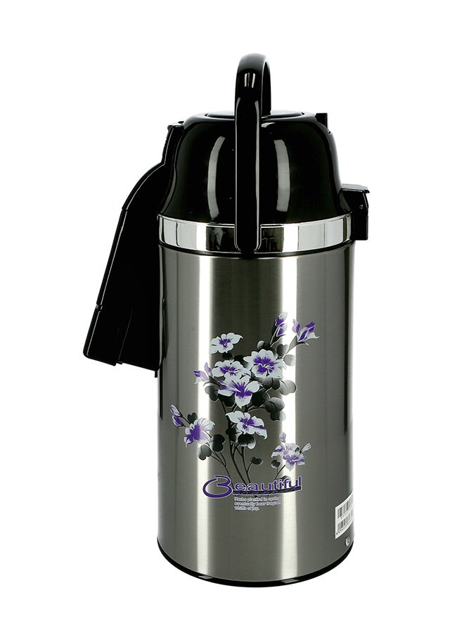 Stainless Steel Vacuum Flask Silver/Black