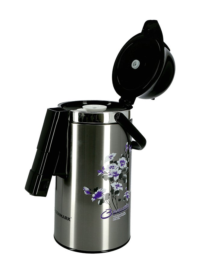 Stainless Steel Vacuum Flask Silver/Black